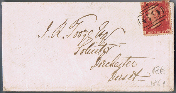 Letter JR Tooze 1869