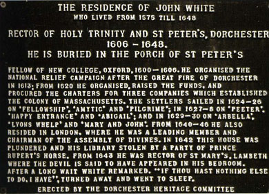 John White Plaque