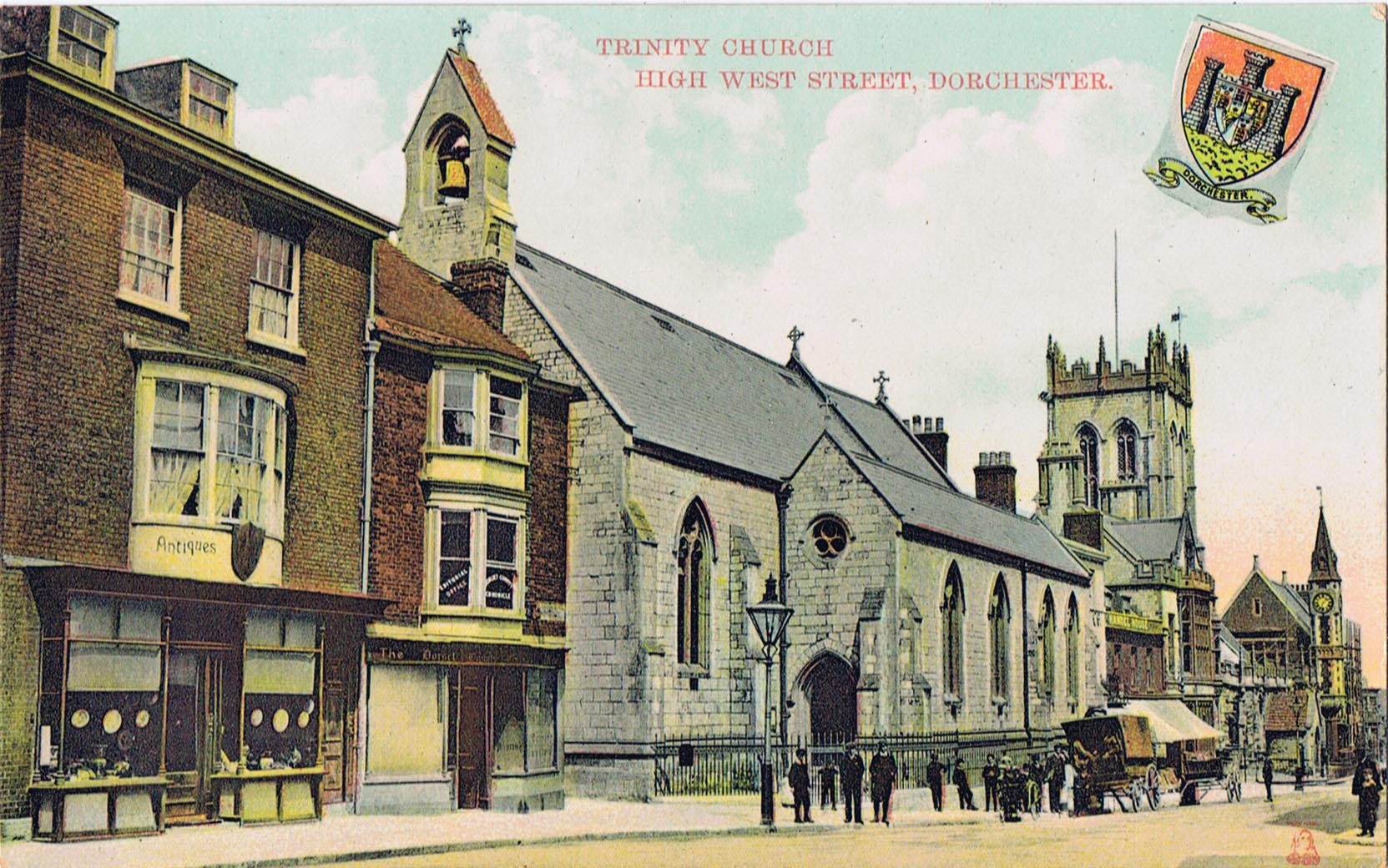 Holy Trinity Church Dorchester Postard c1906